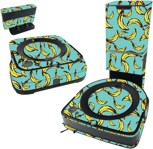 Vista 6 de MightySkins Skin compatible con iRobot Roomba s9+ Vacuum & Braava Jet m6 Bundle - Morado antiguo Funda protectora y única de vinilo Fácil