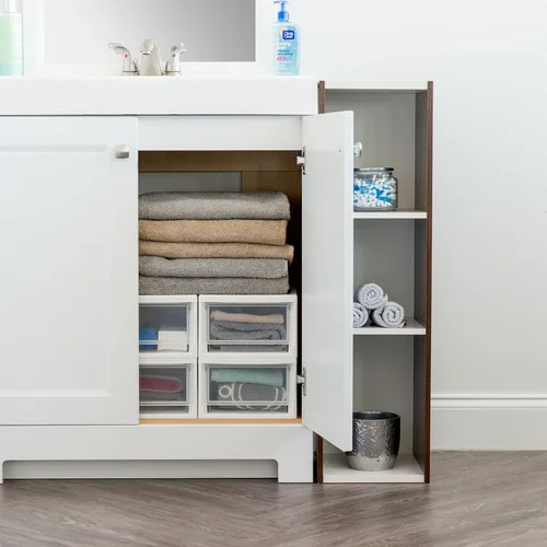 Vista 9 de IRIS USA Paquete de 2, 6 cuartos de galón pequeño organizador