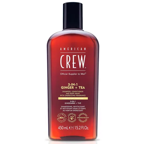 Vista 21 de AMERICAN CREW Manzanilla y pino 3 en 1, champú, acondicionador y gel de baño para hombres, regalo de cuidado del cabello para él, fragancia calmante