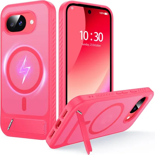Vista 17 de Serie Soft Touch para Funda Google Pixel 7a, [Antihuellas] [Ajuste Delgado] con Protección Militar Borde de Silicona [A Prueba de Golpes]