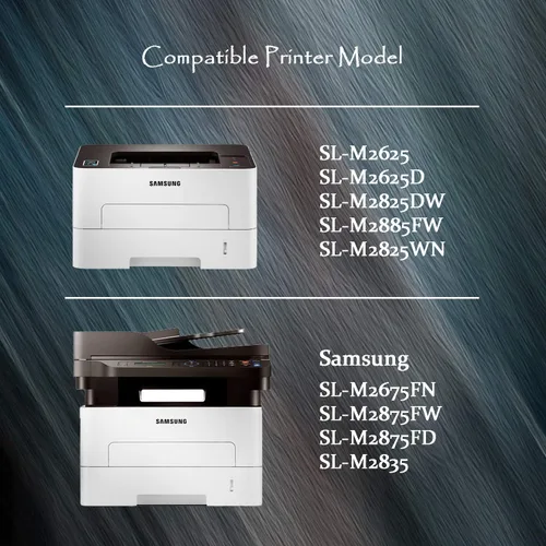 Vista 2 de Paquete de 3 cartuchos de tóner compatibles con Samsung MLT-D116L MLTD116L (3 unidades negras económicas) para impresoras SL-M2675F SL-M2675FN