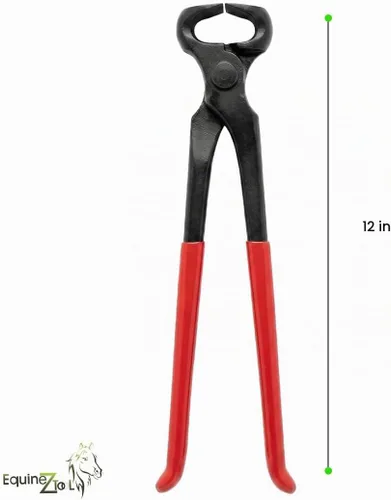 Vista 8 de Pinza profesional de pezuñas de 12 pulgadas con mango cubierto de PVC, herramienta de alta calidad para recortar pezuñas precisas, dar