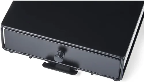 Vista 7 de Nifty Solutions Capacity Nifty - Mini acabado negro rodante, compatible con K-Cups, soporte de paquete de 24 cápsulas, cajón de almacenamiento