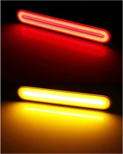 Vista 4 de Conjunto de luz trasera de señales de giro ovaladas para portador de carga