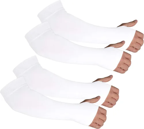 Vista 10 de Mangas protectoras de brazo para piel fina de ancianos, moretones, protección solar, hombres, mujeres