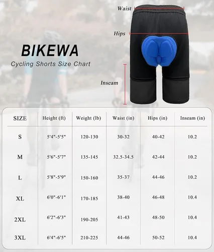 Vista 7 de Pantalones cortos de ciclismo de montaña para hombre, con acolchado 3D, ajuste holgado, con bolsillos con cremallera