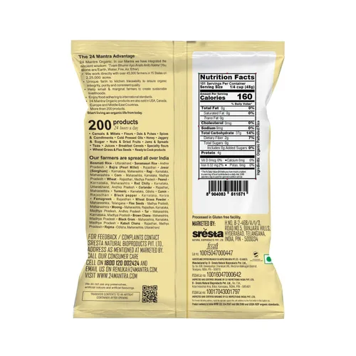 Vista 3 de 24 Mantara 24 Mantra Organic Idly Rice Parboiled - 10 Lb, ()