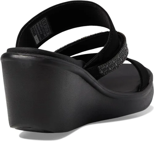 Vista 5 de Skechers Sandalias de cuña Rumble on-Social Glam para mujer