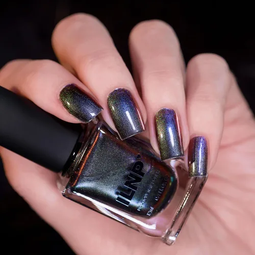 Vista 3 de ILNP Orbit Esmalte de uñas ultra cromado gris a rojo