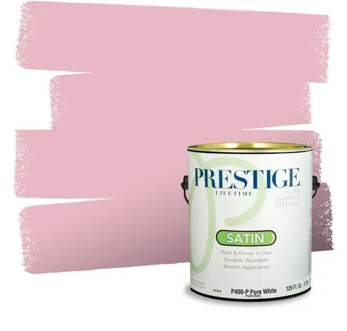 Vista 617 de Prestige Paints Pintura exterior e imprimación en uno, 1 galón, plano, coincidencia comparable de Valspar* Amber Rose*