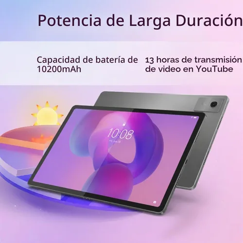 Vista 5 de Lenovo Idea Tab Plus AI Android Tablet, pantalla táctil QHD+ de 12.1 pulgadas, 2.5K QHD+, MediaTek Dimensity 6400, almacenamiento de 128 GB +