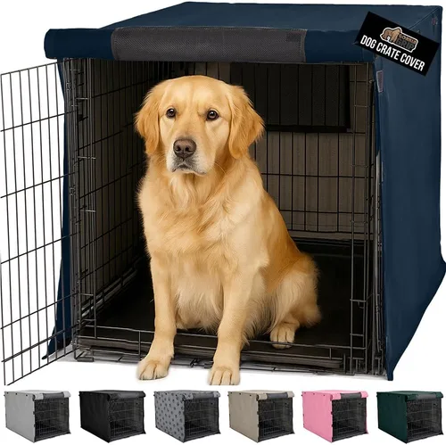 Vista 16 de GORILLA GRIP - Fundas para jaula de perro, cubierta de alambre para perrera Compatible con jaulas para perros de Amazon Basics, cubierta