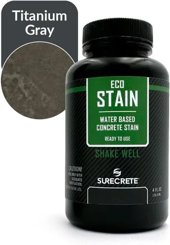 Vista 38 de Surecrete Eco Stain - Tinte a base de agua para hormigón, probador de 4 onzas, nogal