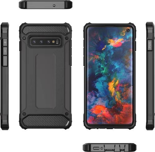 Vista 7 de Asuwish Funda protectora para Samsung Galaxy S10 Plus con protector de pantalla de vidrio templado y accesorios delgados para celular Glaxay S10+