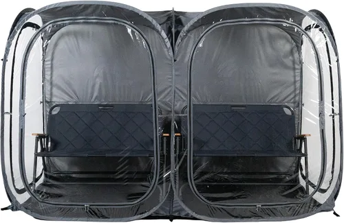 Vista 13 de WeatherPod® Side-by-Side™ 2-4 Person Pop-Up Sports Tent Pod - The Original Shark Tank Instant Setup All-Weather Shelter for Outdoor Sports, Rain