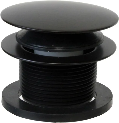 Vista 4 de Westbrass D398R-12A Tapón de drenaje de bañera con punta de hongo de rosca gruesa NPSM de 1-1/2 pulgadas, bronce antiguo