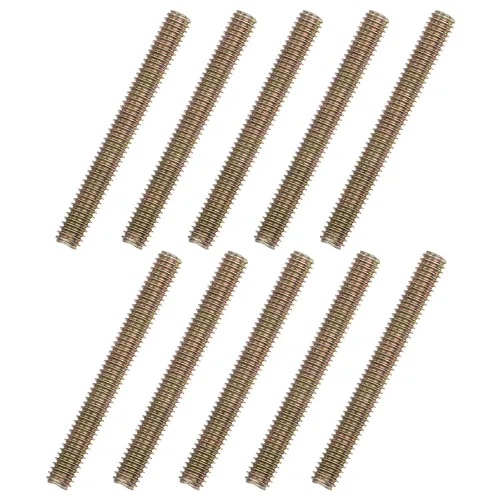 Vista 11 de uxcell 8 piezas de zinc de color totalmente roscado varilla 1/4"-20, 2" longitud, tornillo de rosca de acero al carbono para montaje de muebles
