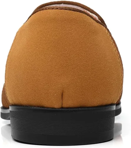 Vista 7 de Mocasines de vestir sin cordones para hombre, esmoquin de conducción