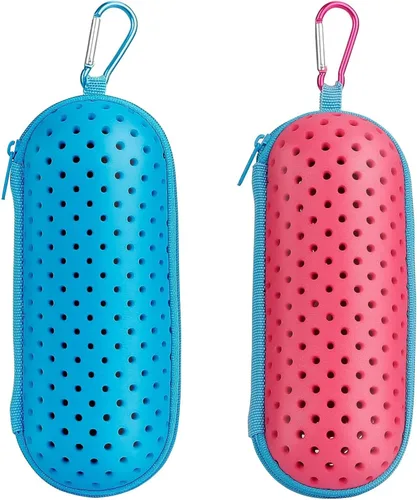 Vista 9 de Estuche para Gafas de Natación para Gafas de Natación, Fundas Protectoras para Gafas con Clip, Gafas de Sol, Gafas, Deportes