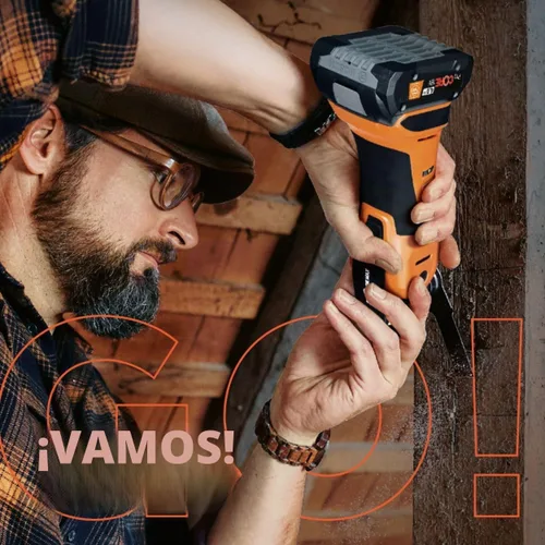 Vista 6 de Fein MultiMaster inalámbrico AMM 700 AS 4 Ah con bolsa de nailon para construcción y renovación de interiores - Starlock Max Mount, sistema QuickIn