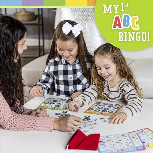 Vista 7 de My First ABC Bingo Game: Juego de mesa de palabras del alfabeto y la vista para niños de 4 a 8 años, reconocimiento de letras, aprendizaje fonético