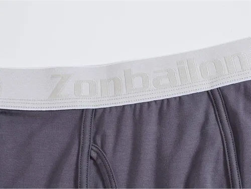 Vista 9 de Ropa interior de bambú para hombre, calzoncillos tipo bóxer con bolsa para bragueta M, L, XL, 2XL, 3XL