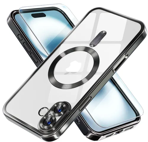 Vista 93 de Misea Funda magnética para iPhone 14 compatible con MagSafe [nunca amarillenta] [protección contra caídas de grado militar] protector completo