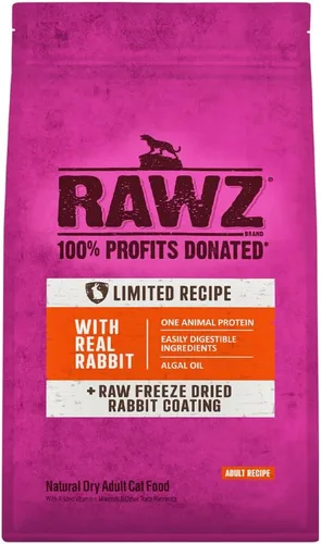 Vista 6 de Rawz® Comida Seca para Gatos Sin Harina, Pollo Deshidratado, Receta de Pavo y Pollo (1.75 Lb)