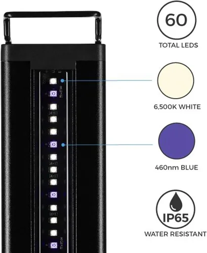 Vista 2 de Satélite de agua para acuario con luz LED
