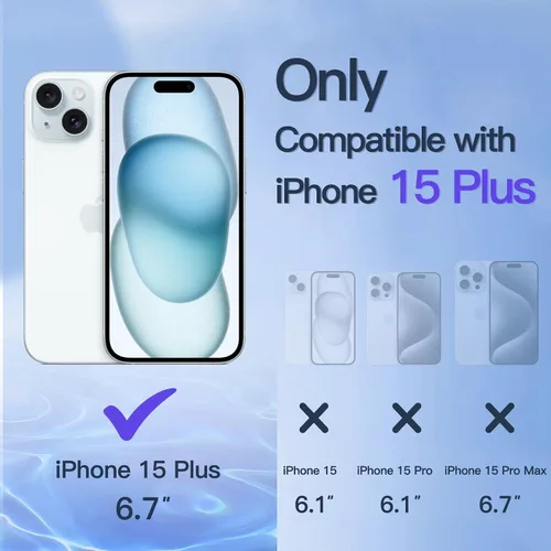 Vista 3 de JETech - Protector de pantalla de privacidad para iPhone 15 Plus de 6.7 pulgadas, película de vidrio templado antiespía con herramienta de fácil