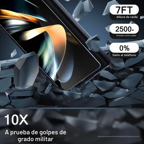 Vista 6 de Protector de pantalla de privacidad 8 en 1 para Samsung Galaxy Z Flip 5, interior suave EPU flexible, protector de pantalla frontal y trasera