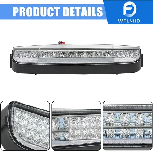 Vista 5 de WFLNHB Repuesto de tira de luz para carrito de golf EZGO TXT de 3 pines 1996-2013