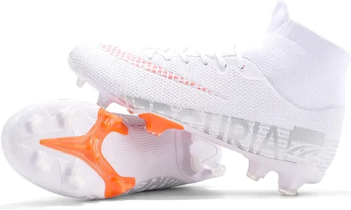 Vista 4 de Tacos de fútbol para hombre, zapatos de fútbol con cordones antideslizantes