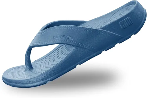 Vista 24 de NUUSOL Sandalias unisex en cascada; calzado antideslizante para senderismo/fascitis plantar; cojín suave, ligero y cómodo; soporte de arco y Negro