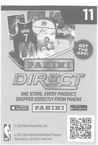 Vista 2 de 2020-21 Panini Stickers #11 Damian Lillard Highlights/Portland Trail Blazers Official NBA Basketball Album Sticker Measuring 2.75 inch tall X 2