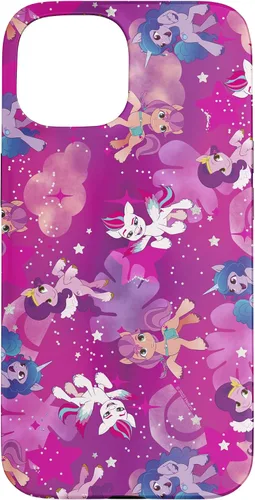 Vista 6 de My Little Pony: Una nueva generación Pink Group Pony Pattern V3 Funda para iPhone 17