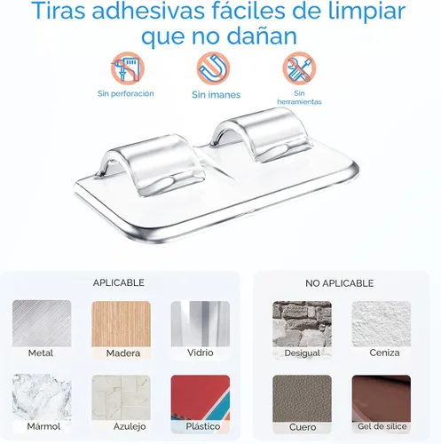 Vista 4 de Ganchos Hetyue para clips de luces de cadena de exteriores: 26 ganchos de luz resistentes