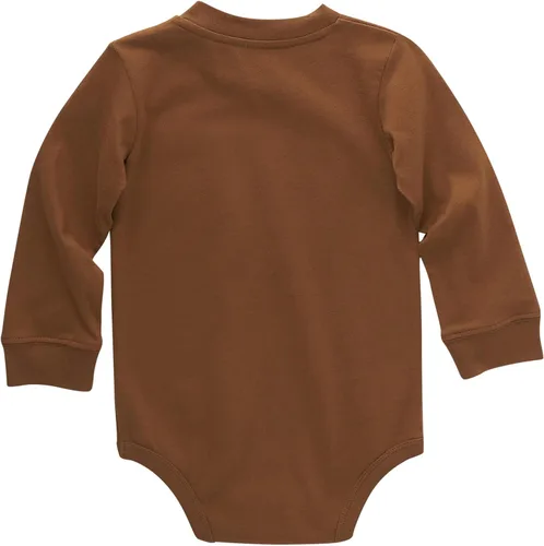 Vista 2 de Carhartt Body unisex de manga larga con bolsillo para bebé