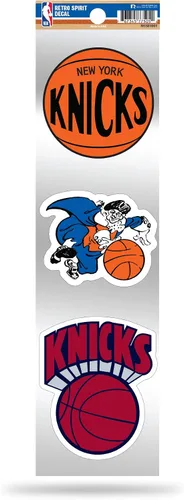 Vista 21 de Rico Industries NBA Basketball - Juego de calcomanías retro de 3 piezas