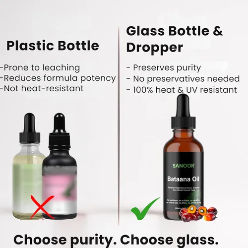Vista 3 de SANOOR Aceite de batana africana, 100% puro y prensado en frío, fórmula orgánica de oasis de sabana para el cuidado del cabello, cuidado de la piel
