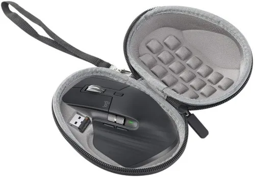Vista 2 de LZYDD Funda protectora rígida de viaje para mouse Logitech MX Master 3, G700S, G602, G604, mouse inalámbrico