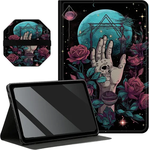 Vista 9 de Funda delgada para Samsung Galaxy Tab S6 Lite de 10.4 pulgadas modelo 2022/2020 + 1 almohadilla de limpieza de pantalla, funda de piel sintética