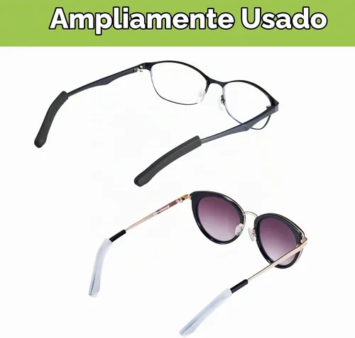 Vista 5 de Gdnmapt Almohadillas de silicona para orejas de gafas, agarre antideslizante para gafas, cómodas orejeras para gafas, solución de almohadillas de 2