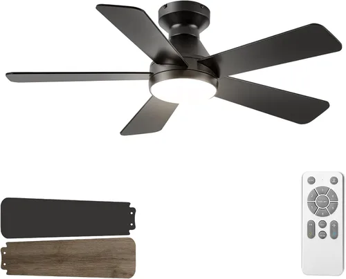 Vista 10 de QUTWOB ventilador de techo105-42BE Bronce