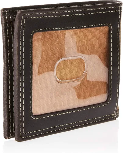 Vista 2 de Timberland PRO - Cartera de lona para hombre piel RFID ventana trasera para identificación
