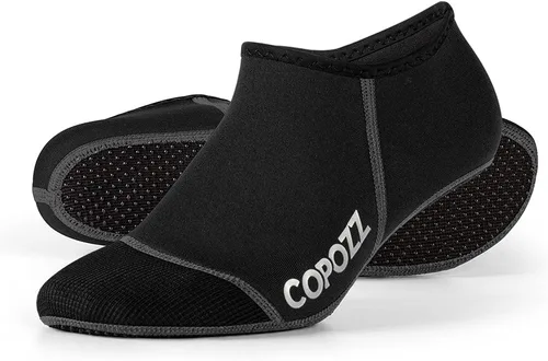 Vista 13 de COPOZZ Calcetines de buceo de neopreno de 0.118 pulgadas (0.118 in), antideslizantes para esnórquel natación, jóvenes, hombres y mujeres