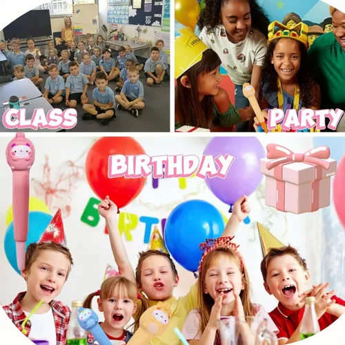 Vista 4 de Cestas de Pascua Kawaii Squishy Pen 4 piezas lindos y divertidos bolígrafos para bolígrafos estacionarios y geniales para regalos adolescentes