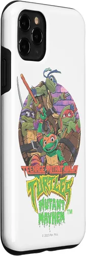 Vista 3 de iPhone 11 Pro Max Teenage Mutant Ninja Turtles: Mutant Mayhem Squad Case