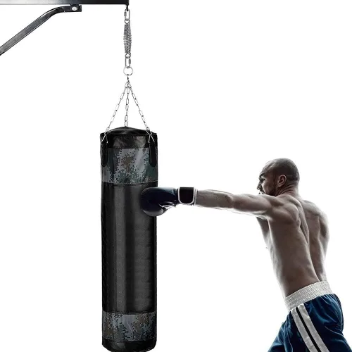 Vista 2 de SELEWARE Heavy Duty Bag Spring for Punching Bag - Chrome Plated with Secure Closed-Loop Design for Boxing, MMA, and More, Smooth & Safe Suspension