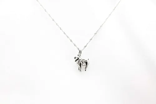 Vista 3 de Collar de perlas del zodiaco Aries con perlas auténticas
